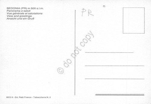 Cartolina Bedonia 3 vedute piscina tennis panorama (Parma) | Immagine Gallery 2