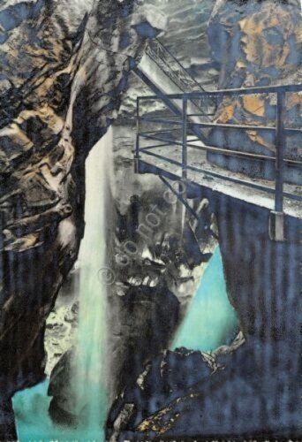 Cartolina Bellano e il suo Orrido colorata (Lecco) | Immagine principale