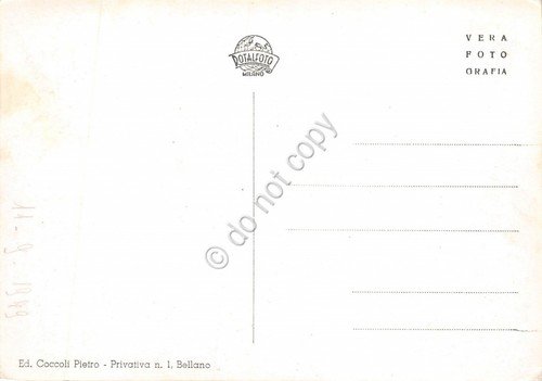 Cartolina Bellano Interno dell'Orrido (Como)