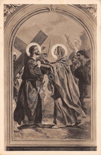 Cartolina Bellano Santuario di Lezzeno Dolore di Maria 1935 (Como) | Immagine principale