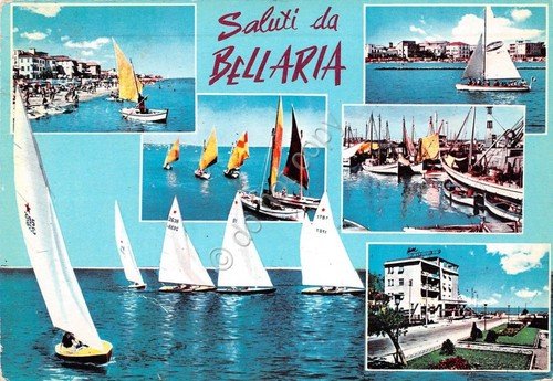 Cartolina Bellaria - Vedutine - 1964 | Immagine principale