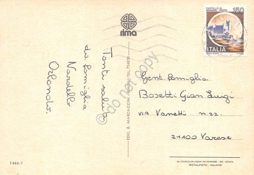 Cartolina Bellariva di Rimini vedute varie anni '80