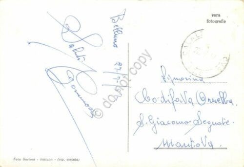 Cartolina Belluno vedute 1957