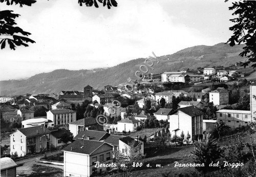 Cartolina Berceto Panorama dal Poggio