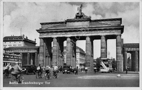 Cartolina Berlin Brandenburger Tor 1938 | Immagine principale