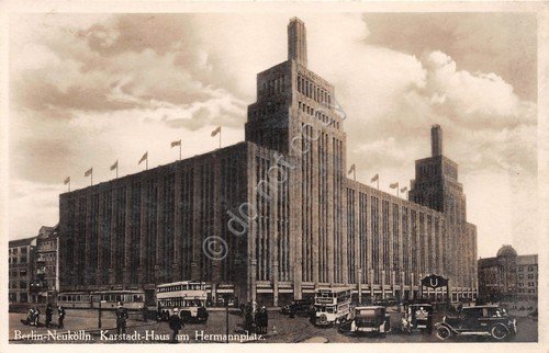 Cartolina Berlin Neukolln Karstadt Haus am Hermanplatz | Immagine principale