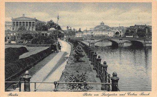 Cartolina Berlin Partie am Lustgarten