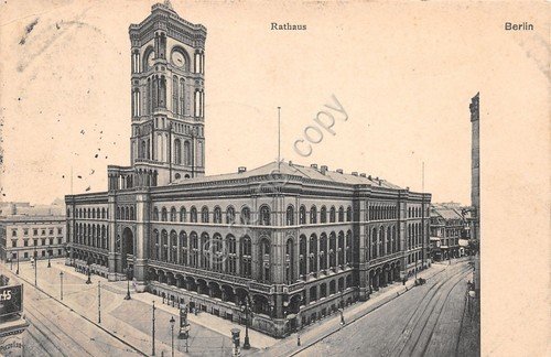Cartolina Berlin Rathaus 1912 | Immagine principale