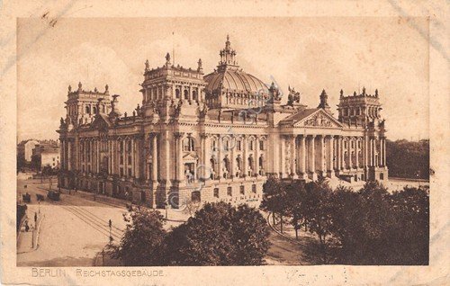 Cartolina Berlin Rechstagsgebaude 1912 | Immagine principale