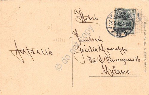 Cartolina Berlin Rechstagsgebaude 1912 | Immagine Gallery 2