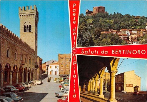 Cartolina Bertinoro Paese dell'ospitalità Vedutine (Forl“)