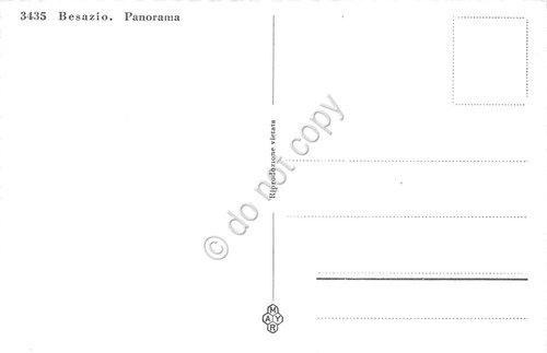 Cartolina Besazio paese e case anni '50 | Immagine Gallery 2