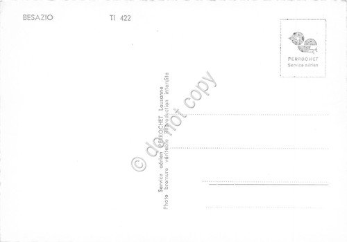 Cartolina Besazio panorama case strada coltivazioni anni '50 | Immagine Gallery 2