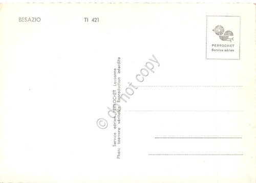 Cartolina Besazio strada panorama case anni '50 | Immagine Gallery 2