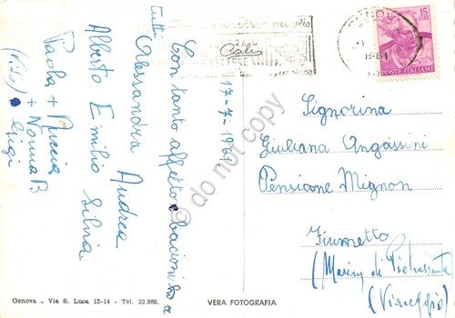 Cartolina Besolagno e Stabbio panorama 1961 | Immagine Gallery 2