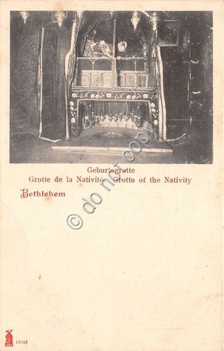 Cartolina Bethlehem Grotto of the Nativity anni '20 | Immagine principale