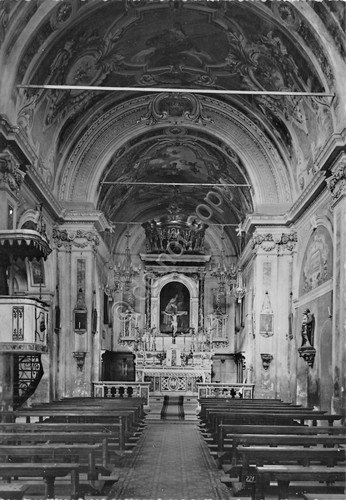 Cartolina Bettegno Chiesa Parrocchiale interno (Brescia) | Immagine principale