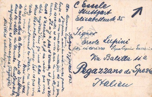 Cartolina Beuron i. Donautal 1923 illustrata