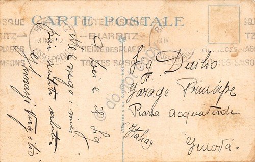 Cartolina Biarritz au part vieux plage | Immagine Gallery 2