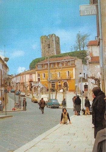 Cartolina Bisacca Avellino Piazza Duomo