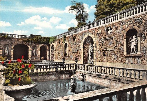 Cartolina Bisurchio Villa Cicogna Mozzoni le fontane colorata | Immagine principale