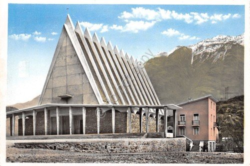 Cartolina Boario Terme Tempio Caduti Timbro curate il fegato