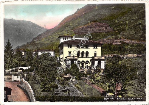 Cartolina Boario terme Villa May (Brescia) | Immagine principale