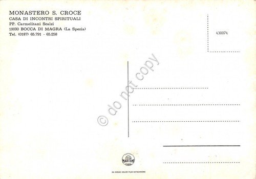 Cartolina Bocca di Magra Monastero Santa Croce 4 vedute (La …