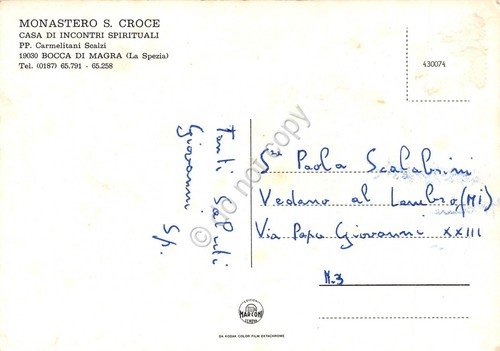 Cartolina Bocca di Magra Monastero Santa Croce vedute (La Spezia) | Immagine Gallery 2