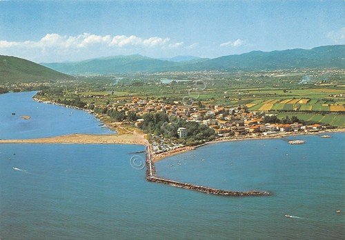 Cartolina Bocca di Magra panorama aereo | Immagine principale