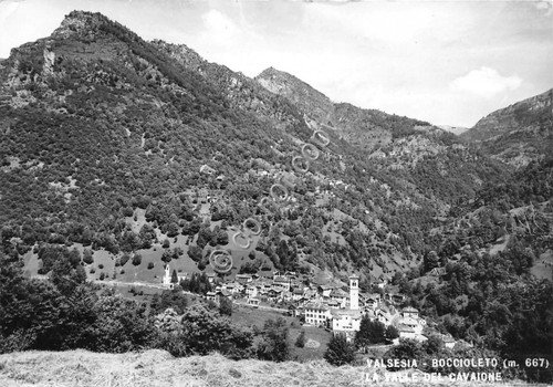Cartolina Boccioleto Valsesia Valle del Cavaione 1956 | Immagine principale