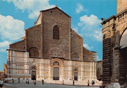 Cartolina Bologna Basilica di San Petronio animata | Immagine principale