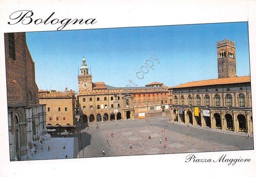 Cartolina Bologna Piazza Maggiore | Immagine principale