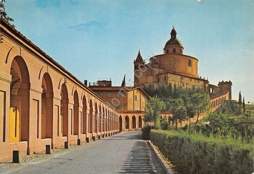 Cartolina Bologna Santuario e portico della B. V. di San … | Immagine principale