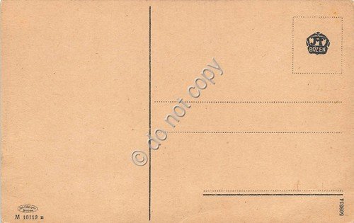 Cartolina Bolzano Istituto Mariengarten a San Paolo Illustrata