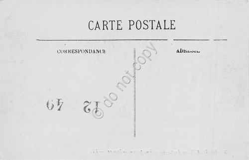 Cartolina Bordeaux Les Quais vue prise de la Douane 1912