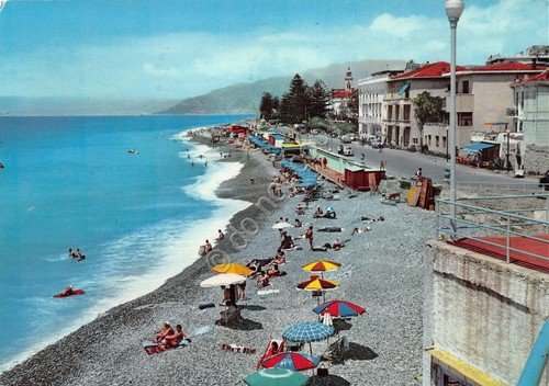 Cartolina Bordighera Spiaggia di Levante 1967 (Imperia) | Immagine principale