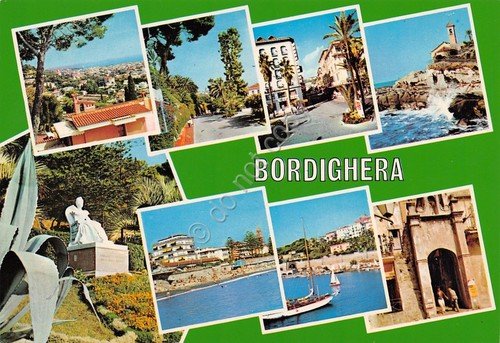Cartolina Bordighera vedute (Imperia) | Immagine principale