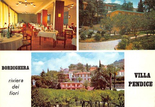Cartolina Bordighera Villa Pendice Vedutine 1969 | Immagine principale