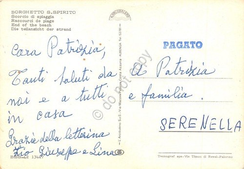 Cartolina Borghetto Santo Spirito spiaggia animata (Savona) | Immagine Gallery 2