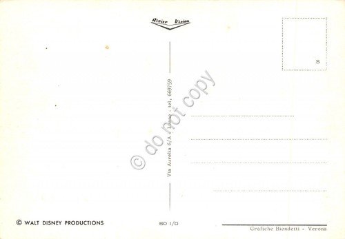 Cartolina Borghetto Santo Spirito vedute con Topolino Walt Disney