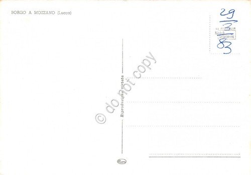 Cartolina Borgo a Mozzano Lucca panorama | Immagine Gallery 2