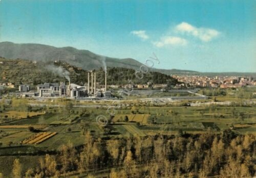 Cartolina Borgo San Dalmazzo Panorama con Italcementi | Immagine principale