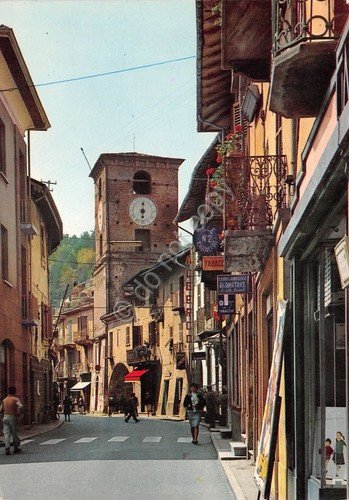 Cartolina Borgo San Dalmazzo Via Roma 1981 (Cuneo) | Immagine principale