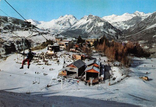 Cartolina Bormio il Ciuk seggiovia animata1969 | Immagine principale