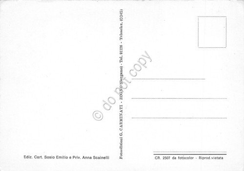 Cartolina Bormio vedute paese funivia panorama (Sondrio) | Immagine Gallery 2