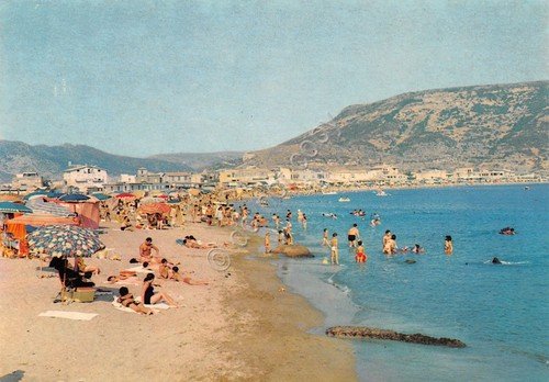 Cartolina Bosa Marina Spiaggia animata | Immagine principale