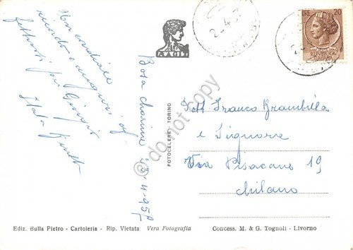 Cartolina Bosa Panorama 1959 | Immagine Gallery 2