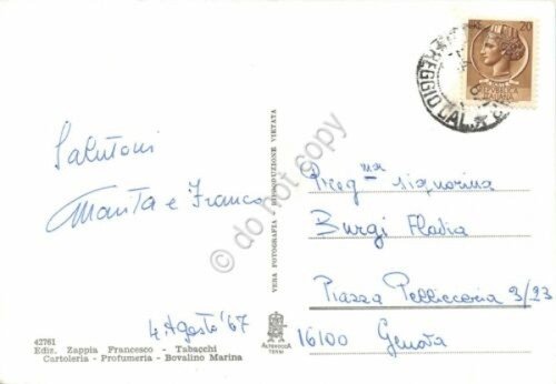 Cartolina Bovalino Marina Panorama 1967 | Immagine Gallery 2