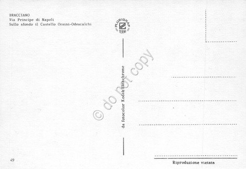 Cartolina Bracciano Via Principe di Napoli Negozi Ferramenta animata anni … | Immagine Gallery 2